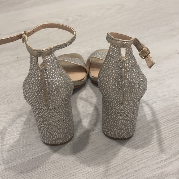 Gold rhinestone Kelly & Katie Caital sandal - Picture 6 of 7